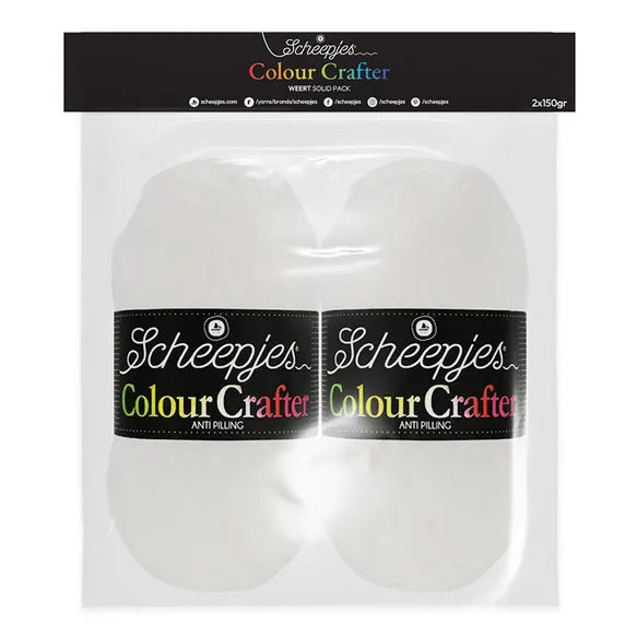 Scheepjes - Colour Crafter Solid Pack 2x150g- 1st Weert