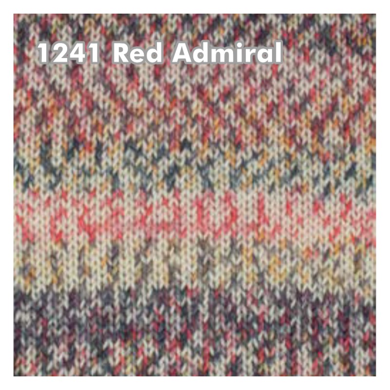 WYS - Signature 4ply - Red Admiral 1241 | Butterflies