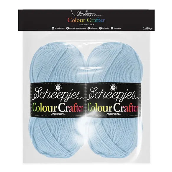 Scheepjes - Colour Crafter Solid Pack 2x150g- 1st Texel