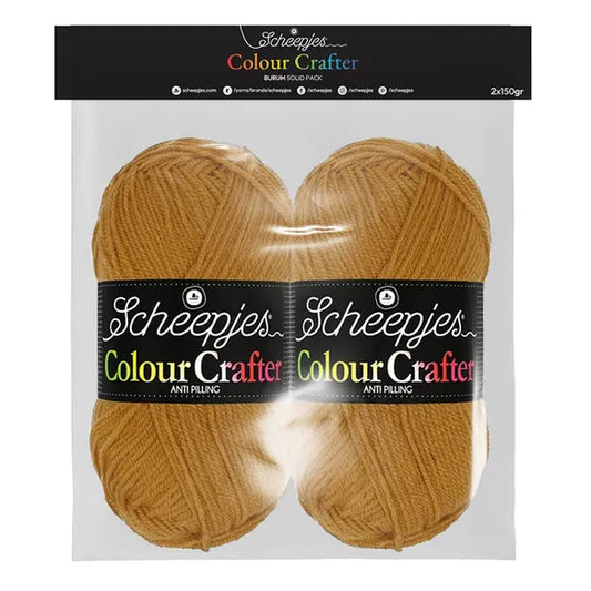 Scheepjes - Colour Crafter Solid Pack 2x150g- 1st Burum