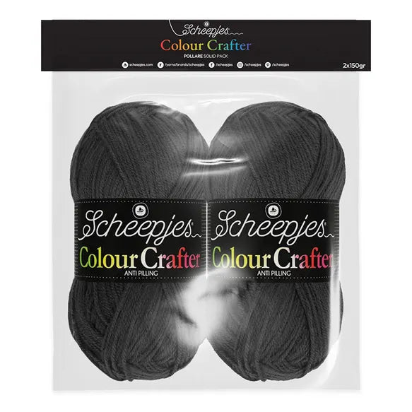 Scheepjes - Colour Crafter Solid Pack 2x150g- 1st Pollare