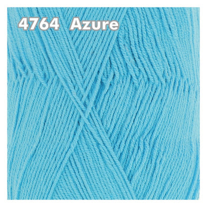 King Cole - Cotton Socks 4Ply - Azure 4764