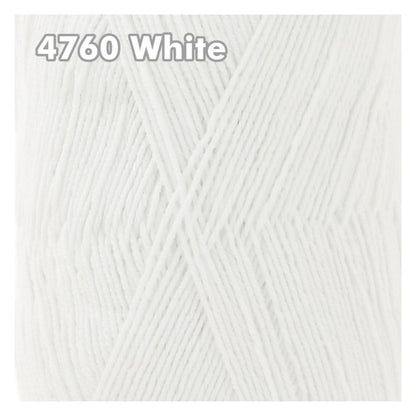 King Cole - Cotton Socks 4Ply - Cobalt White 4760