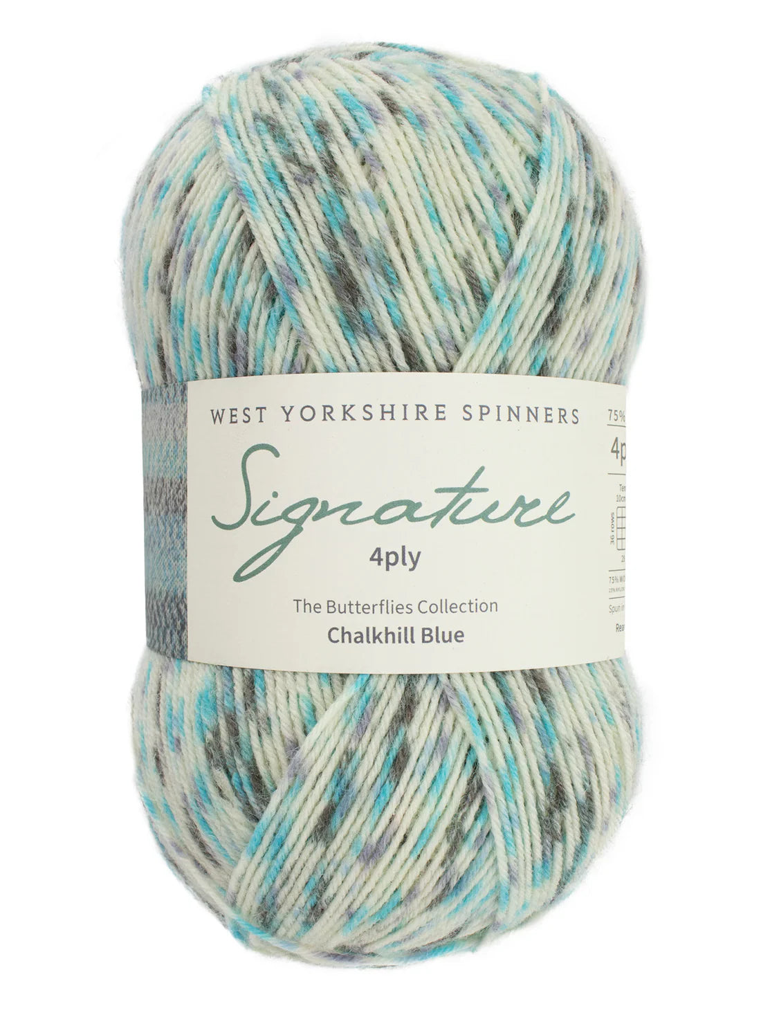 WYS - Signature 4ply - Chalkhill Blue 1242 | Butterflies