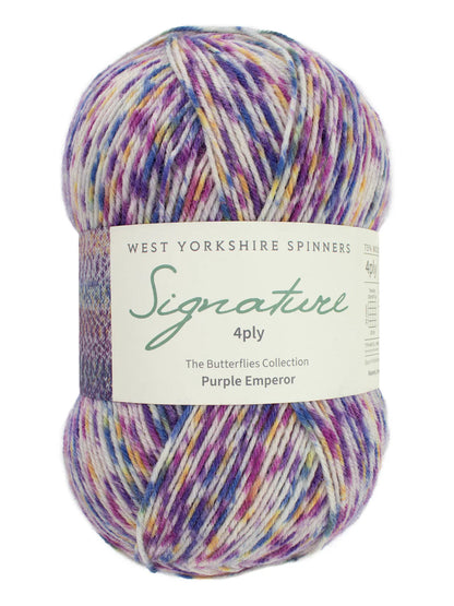 WYS - Signature 4ply - Purple Emperor 1244 | Butterflies
